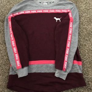 VS PINK crew neck pullover