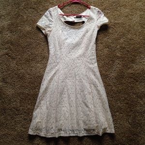 White lacy sundress, great condition size M!