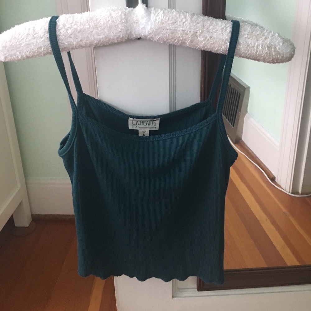 PACSUN cropped ribbed tank top