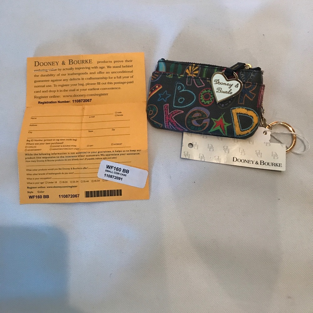 New Dooney and Bourke small coin case