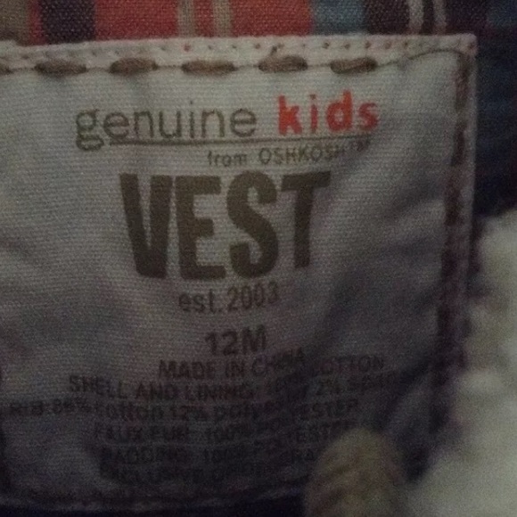 12 month old Vest - Picture 2 of 2