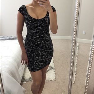 🚫SOLD🚫 H&M divided black polka dot dress Sz 4 SM