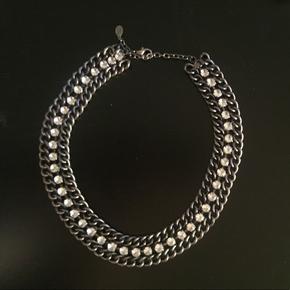 Cubic Zirconia Statement Necklace
