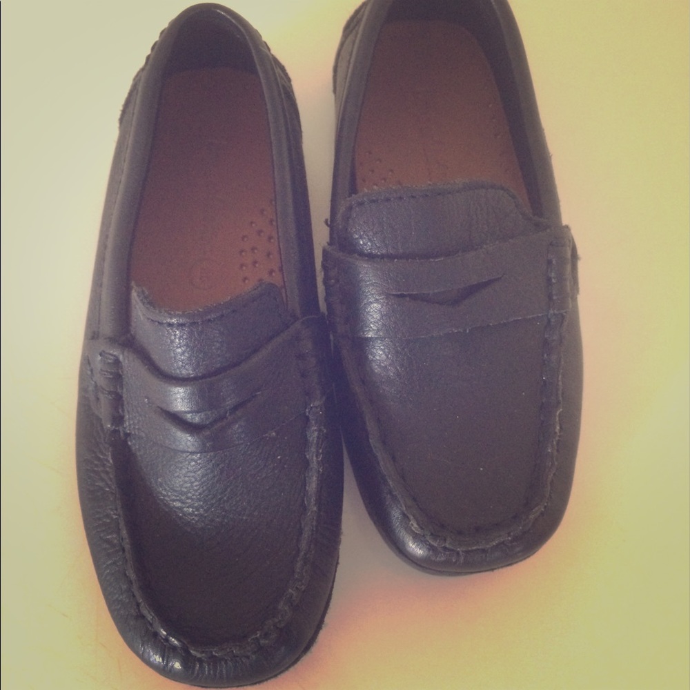 NEVER USED Zara toddler leather loafers size 11.5