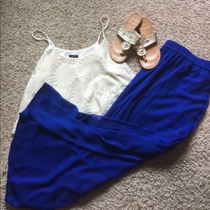 Old Navy Cobalt blue maxi skirt