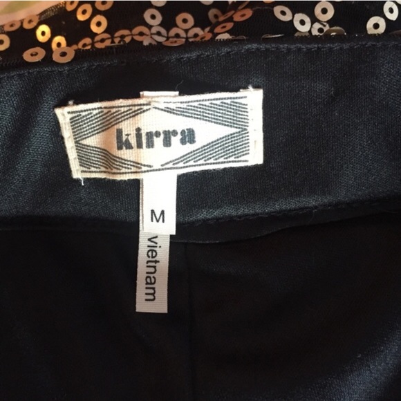 Black and gold sequin shorts never worn. - Picture 3 of 4