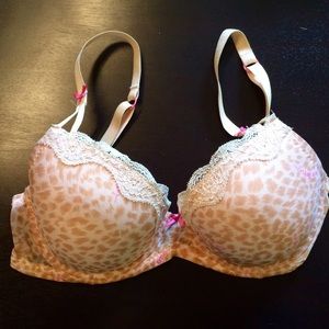 New Leopard Print Betsey Johnson Bra 32DD (E)