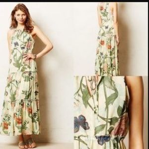 Meave Miravilla green floral maxi.