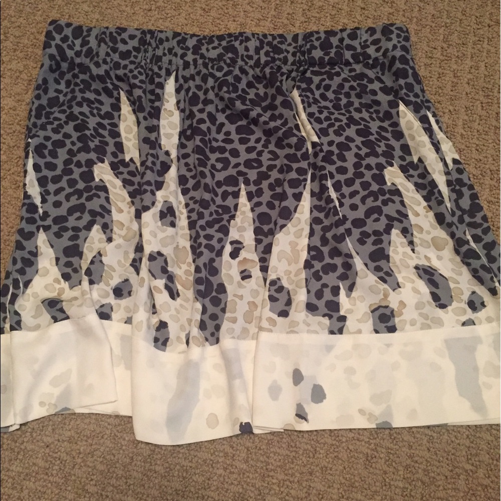CAbi Bella animal print skirt (with pockets) XL