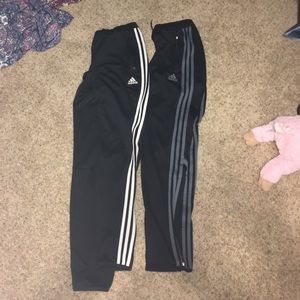 2 pairs of adidas sweatpants