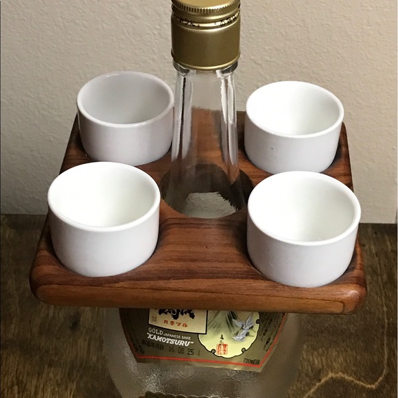 Sake/Shot Glass Holder. Made by Ocean Pillers - Picture 2 of 3