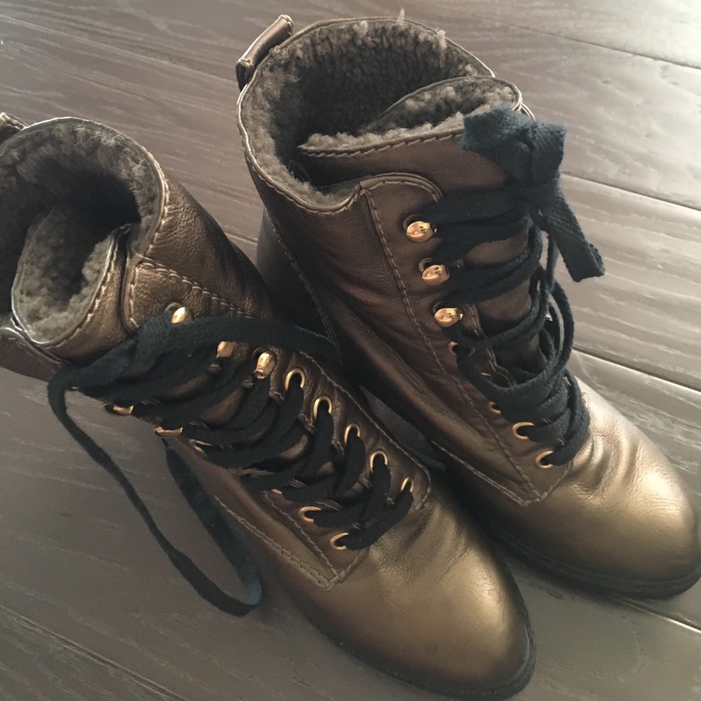 Marc Jacobs - made in Italy bronze boots