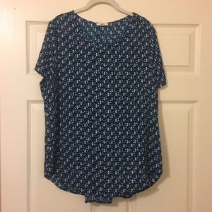 Statement Patterned Blouse