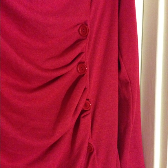 Beautiful red top... worn once. - Picture 2 of 2