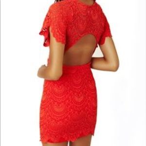 Nightcap x Carisa Rene Spanish Lace Flutter Dress
