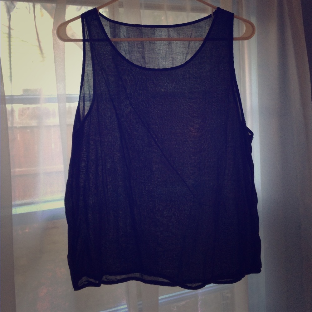 American Apparel see through tank top