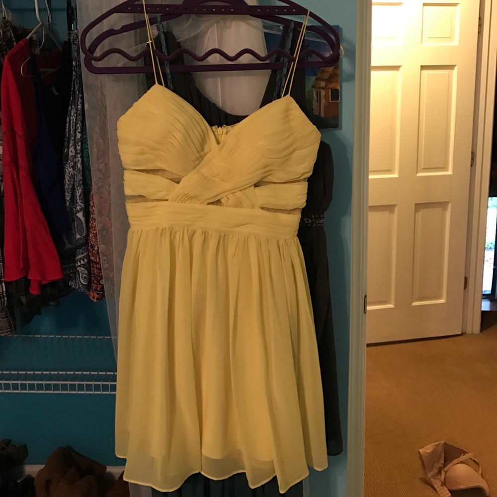 Yellow dress