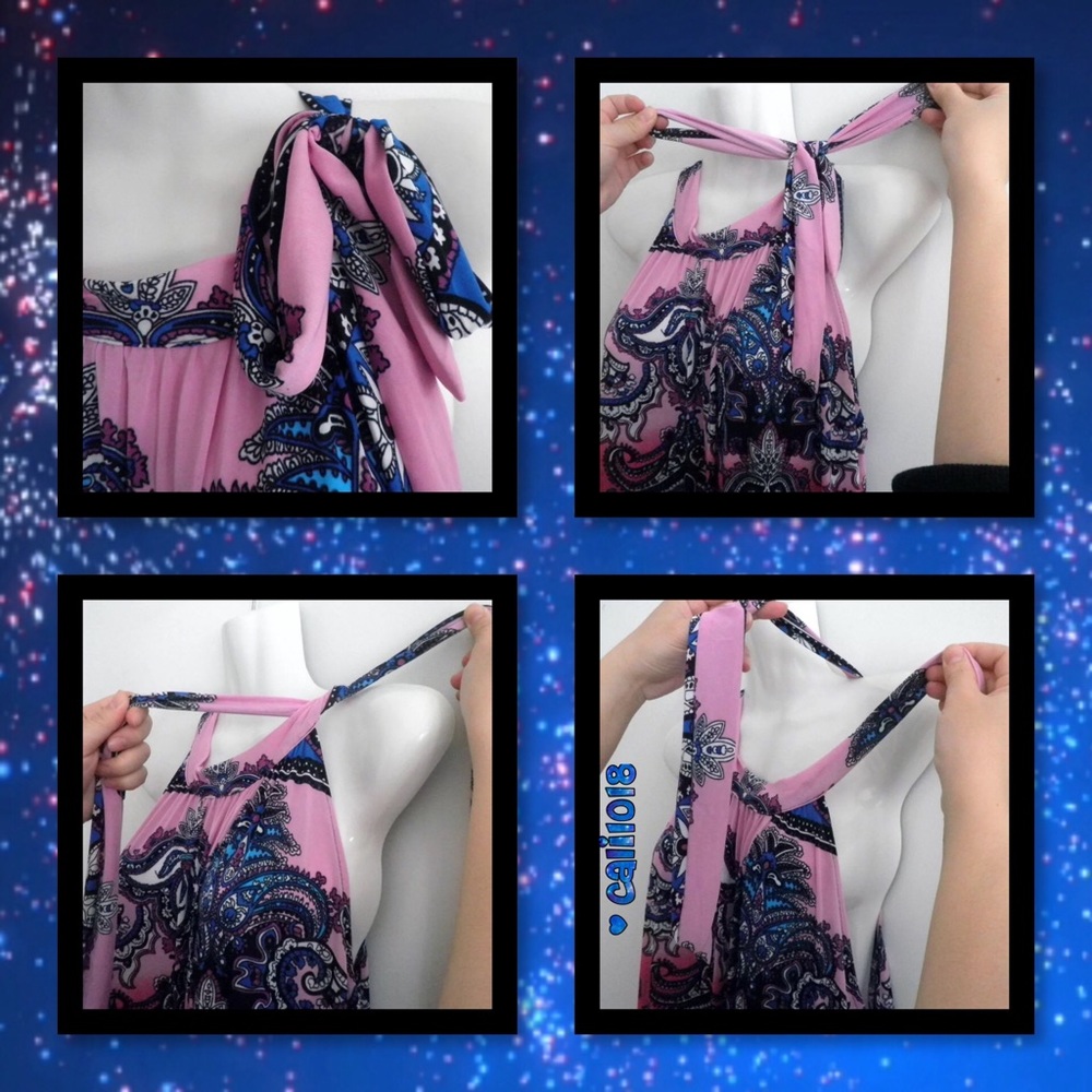 LAST 1 5⭐️RATED🆕🅿️Plus Paisley Maxi Sundress - Picture 6 of 6