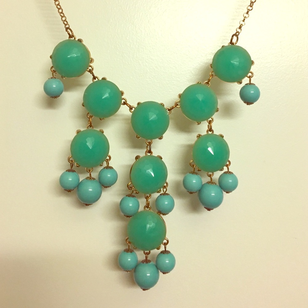 Turquoise Bubble Statement Necklace