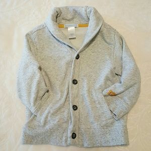 Janie and Jack toddler boys button up sweatshirt