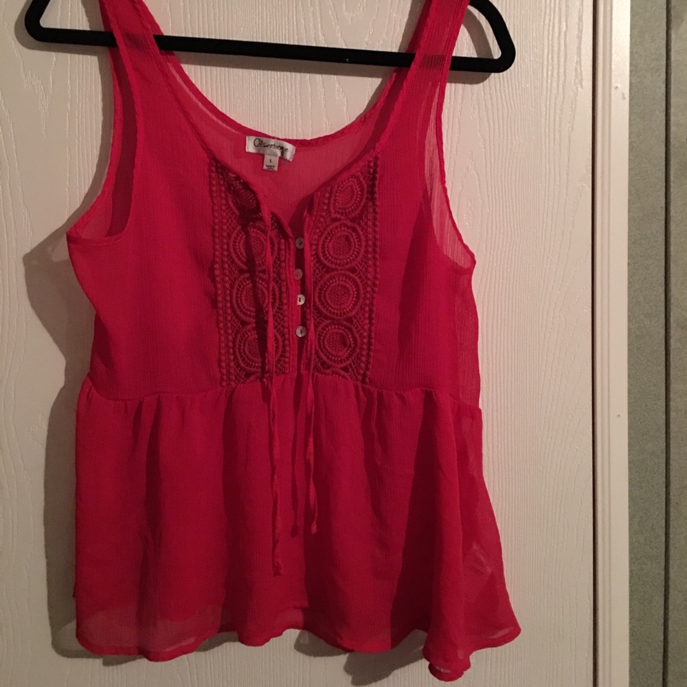 Sheer tank cover-up