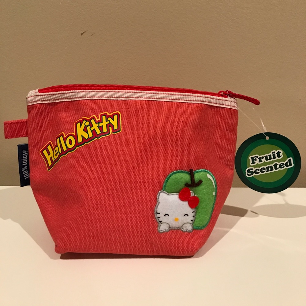 NWT, Sanrio Hello Kitty, makeup bag.