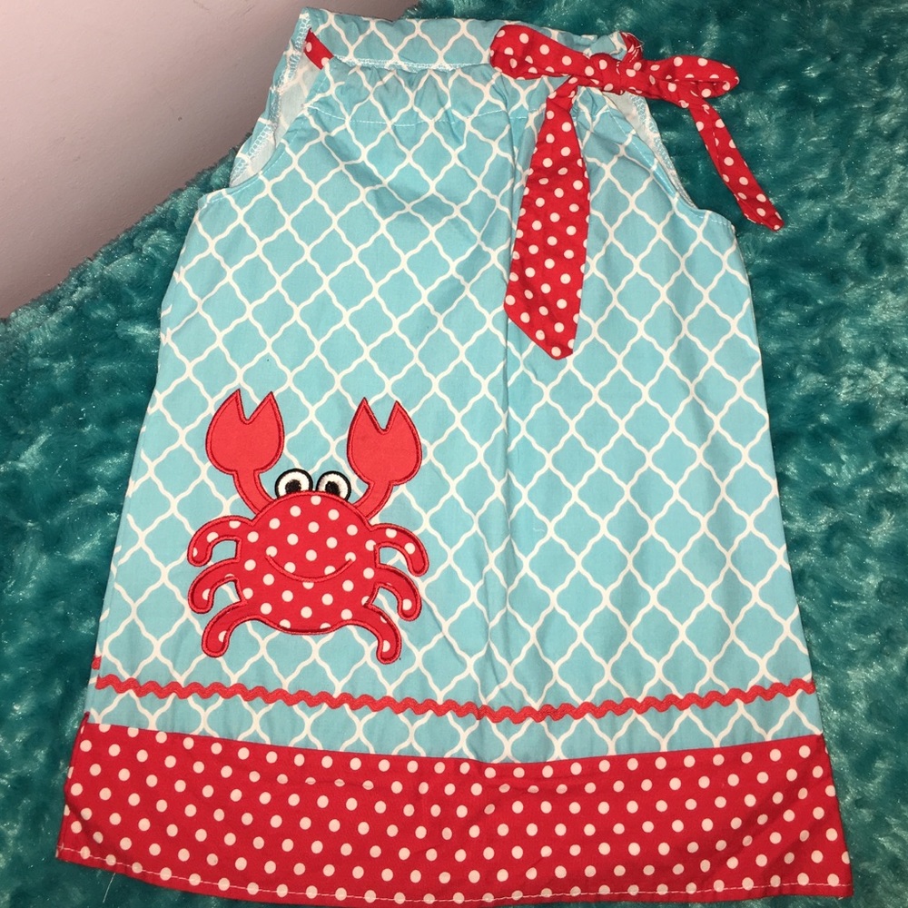 Red Crab Pillowcase Dress