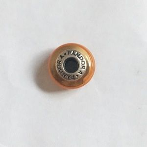 Pandora Orange and Yellow Spiral Charm