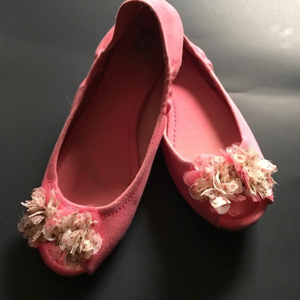 Summer canvas slip on peep toe pink shoes