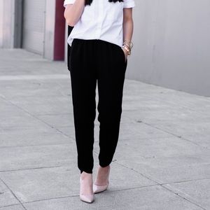 J. Crew Black Reese Dress Pant