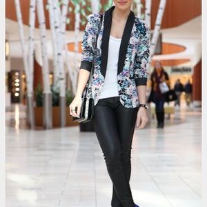 LC Lauren Conrad floral blazer