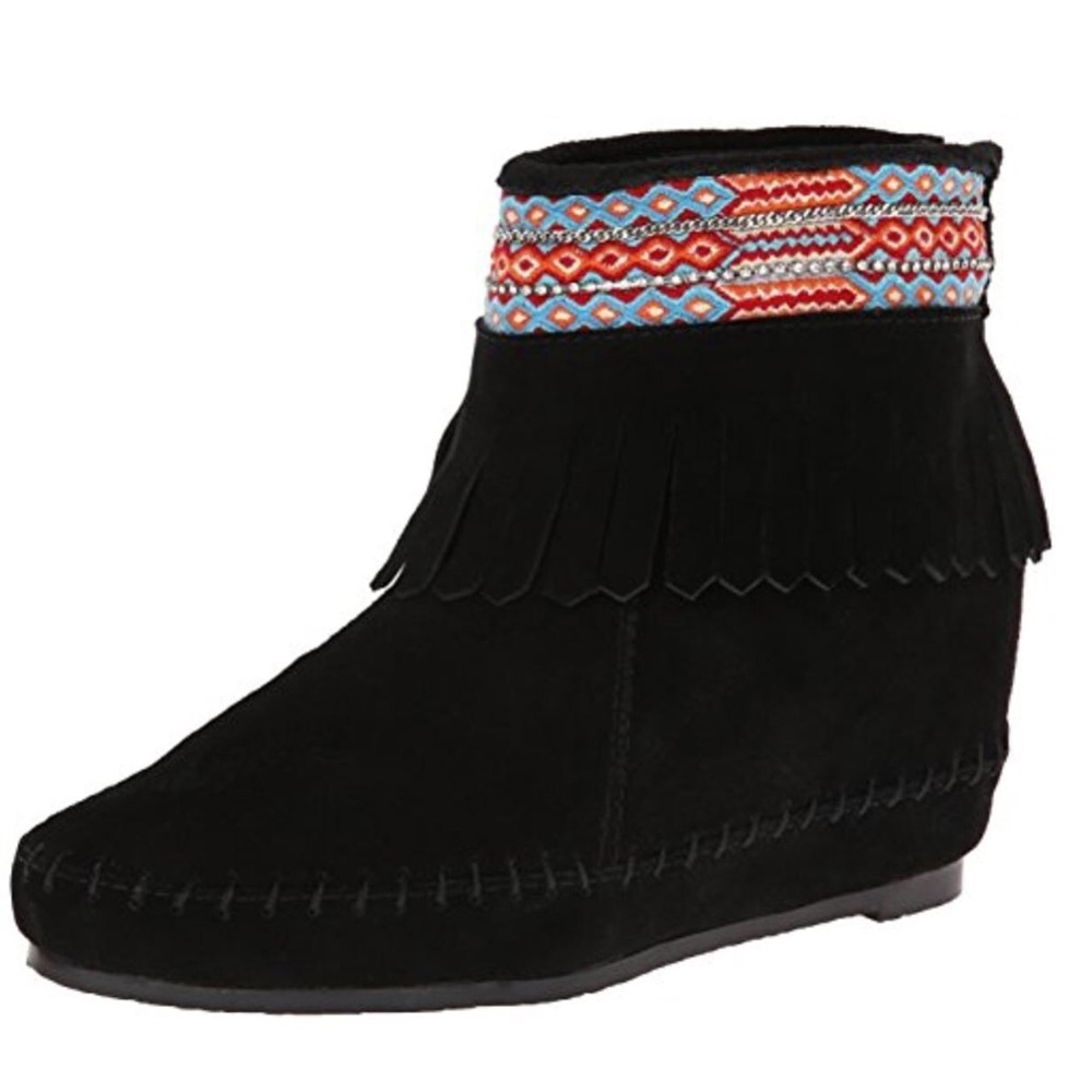 KIM & ZOZI  $189* Muse Black SUEDE Ankle Boots