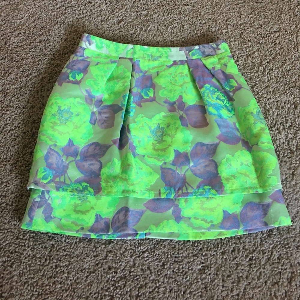 Topshop floral skirt