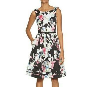 White house black market flower dress