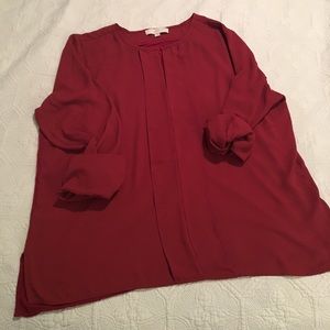 Burgundy Loft blouse!