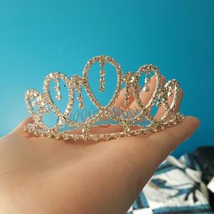 Faux diamond tiara