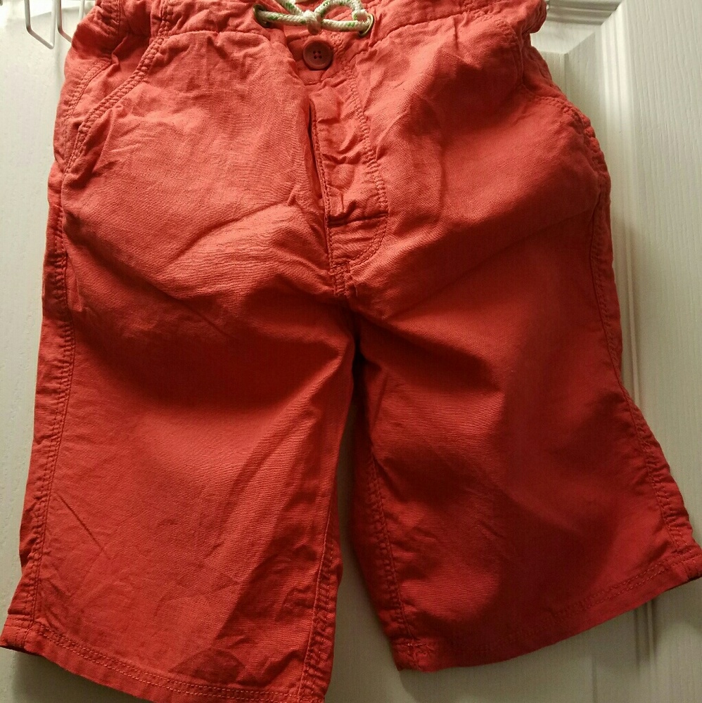 Linen type shorts ( Tangerine color) Worn only 1x