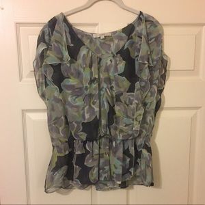 LOFT Floral Blouse!
