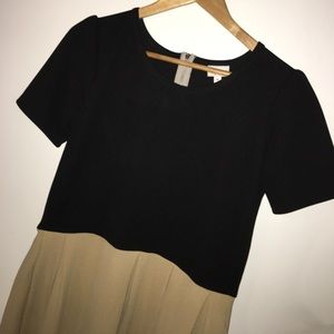 LuLaRoe Amelia - black and tan XL