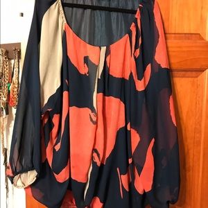 Beautiful blousy chiffon top