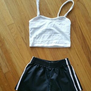 White Crop Tank
