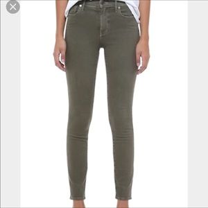 Madewell 9" High Riser Garment Dyed Skinny Jeans