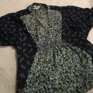 Gorgeous sheer peacock blouse! Perfect for spring!