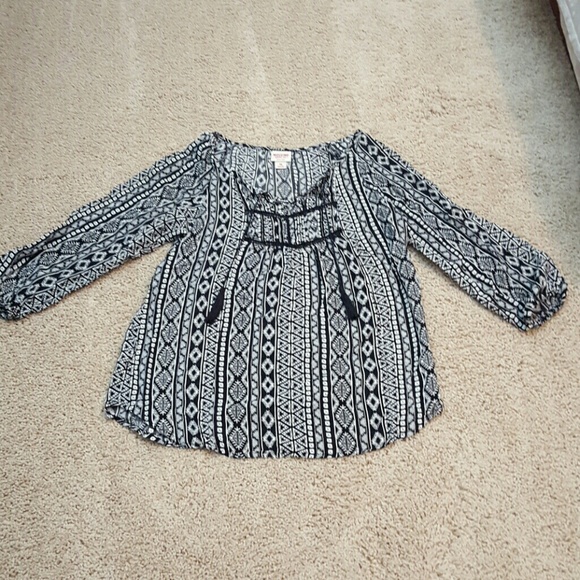Mossimo peasant bohemian top - Picture 1 of 2
