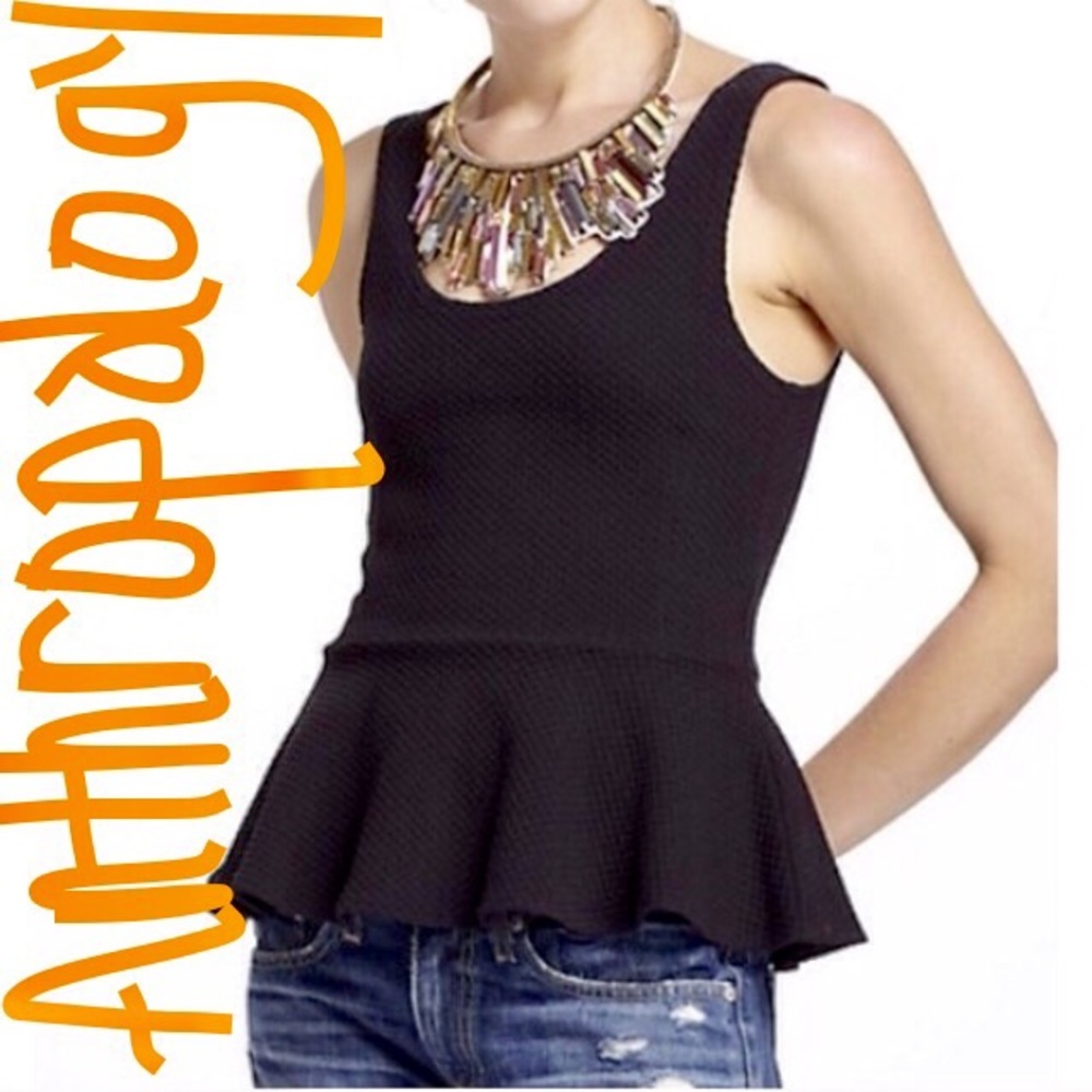 EUC Anthropology Peplum Tank