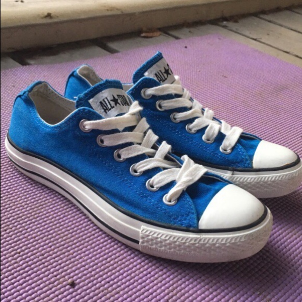 Blue Converse Sneakers