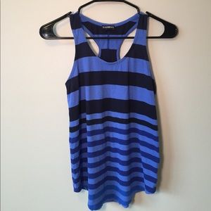 Express Ombré striped Racerback Tank