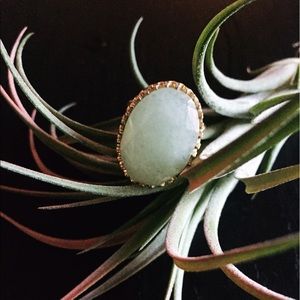 Stella & Dot mint stone ring