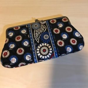 Vera Bradley Kisslock Clutch in Night Owl