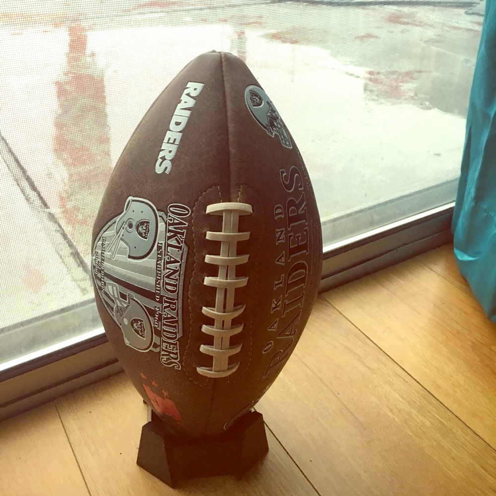 Oakland Raiders collectible full size football